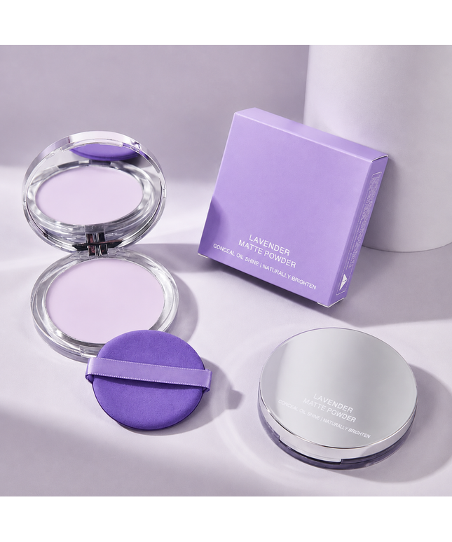 Lavender Matte Setting Powder – Oil Control & Soft Focus Finish