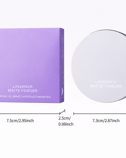 Lavender Matte Setting Powder – Oil Control & Soft Focus Finish