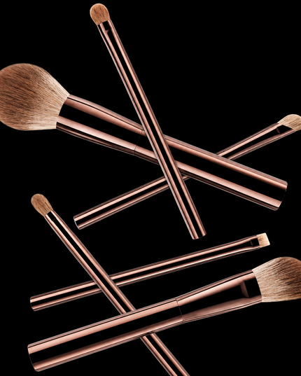 10-Piece Professional Makeup Brush Set with Storage Case