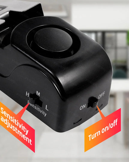 Portable wireless Doorstop Preasure Alarm System 120Db Loud 