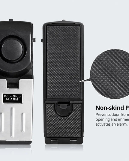 Portable wireless Doorstop Preasure Alarm System 120Db Loud 