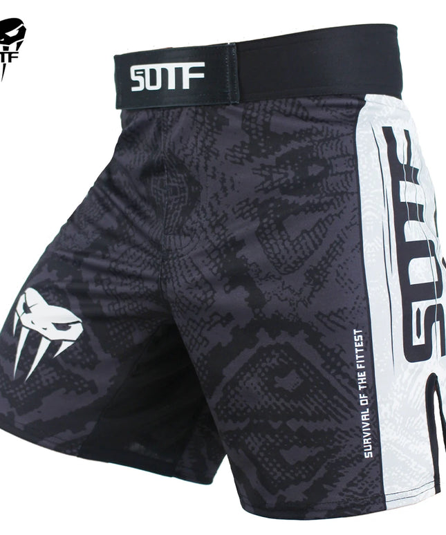 SOTF Snake- MMA / kickboxing / mauy thai Breathable comfortable Sports shorts