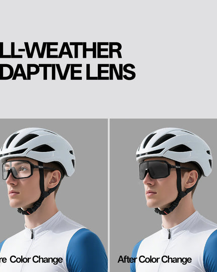 SCVCN - Men's all weather adaptive adjustable multi use sunglasses & sports glasses (Cycling/skiing/jogging/golf ) UV400 