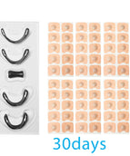 Black Set-30 patches & 4 nose clips