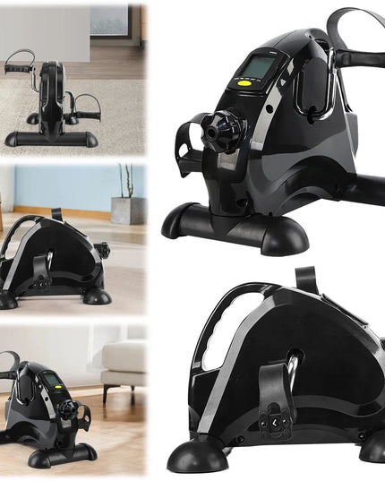 Mini bicycle Exercise Bike for Arm and Leg Training Pedal Machine with LCD Display for Seniors