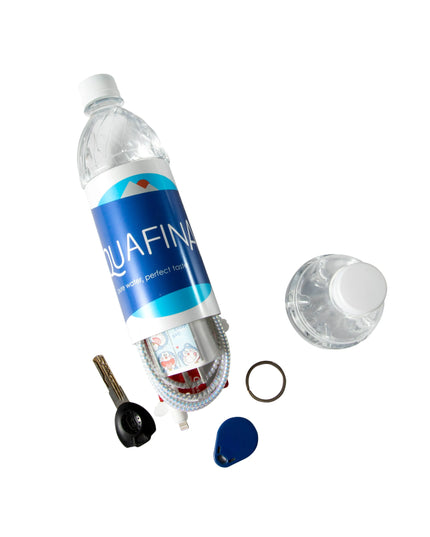 Aquafina Water Bottle with hidden storage / stash safe with a Food Grade Smell Proof Bag