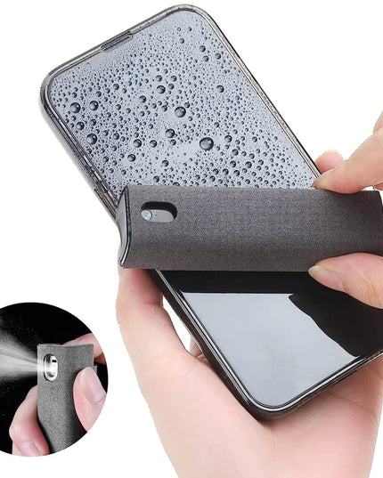 2 in 1 Microfiber Screen Cleaner & Spray Bottle for electronics cleaning