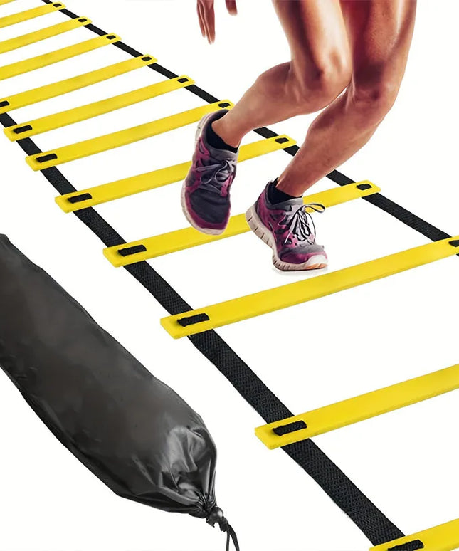6M Agility Ladder Nylon Straps for Speed Training and Sports Flexibility 