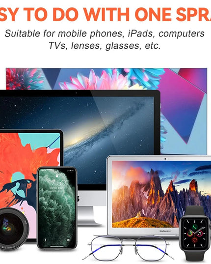 2 in 1 Microfiber Screen Cleaner & Spray Bottle for electronics cleaning