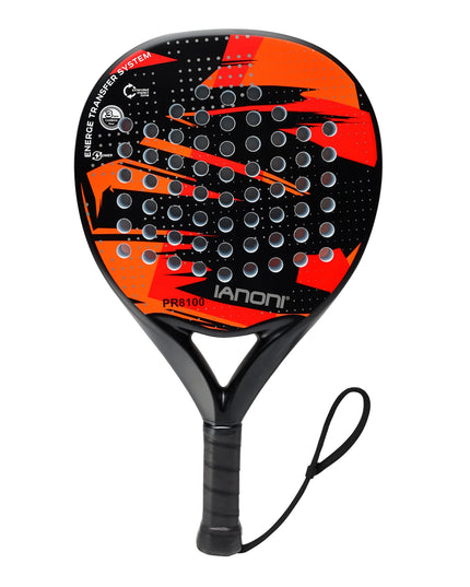 Premium Padel - high quality lightweight Racket with Carbon Fiber Surface & EVA Memory Flex Foam 