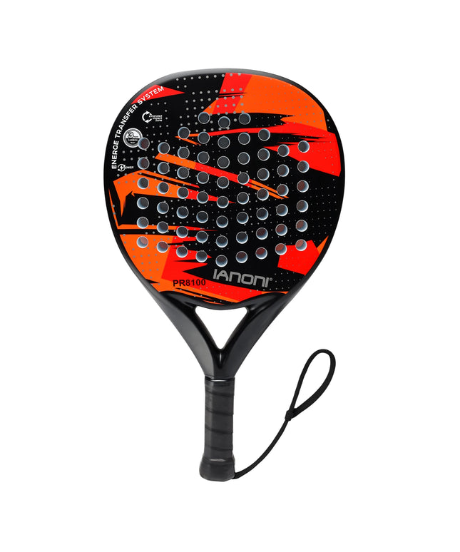 Premium Padel - high quality lightweight Racket with Carbon Fiber Surface & EVA Memory Flex Foam 