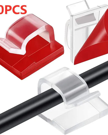 Cable Clips -50pcs Wire Winder Holder organizer clips