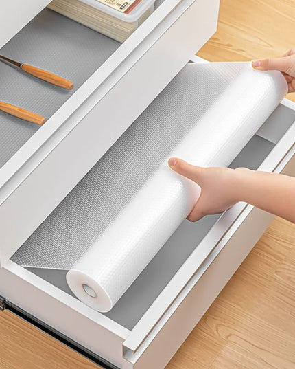 Shelf Mat-30x150cm transparent waterproof & reusable kitchen/drawer Mat roll