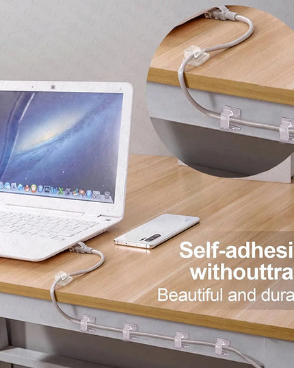 Cable Clips -50pcs Wire Winder Holder organizer clips