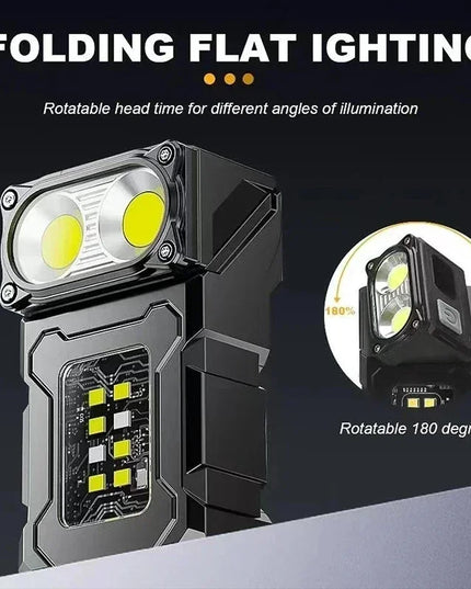 Portable mini super LED Flashlight with multi lights -bright / rechargable / powerbank / magnetic 