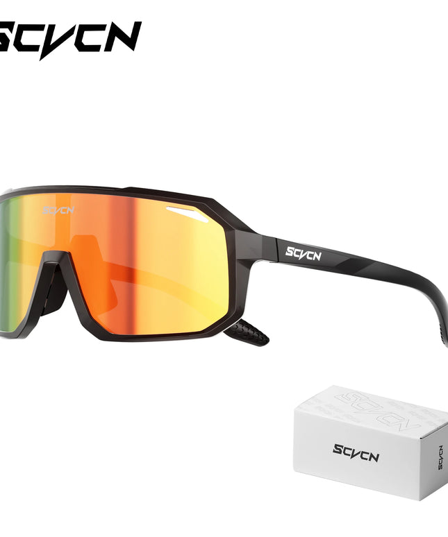 SCVCN - Men's all weather adaptive adjustable multi use sunglasses & sports glasses (Cycling/skiing/jogging/golf ) UV400 
