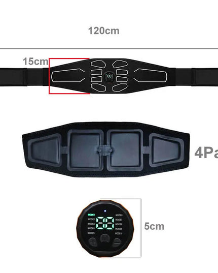 Waist Massager Belt-120Cm Abdominal Muscle Training