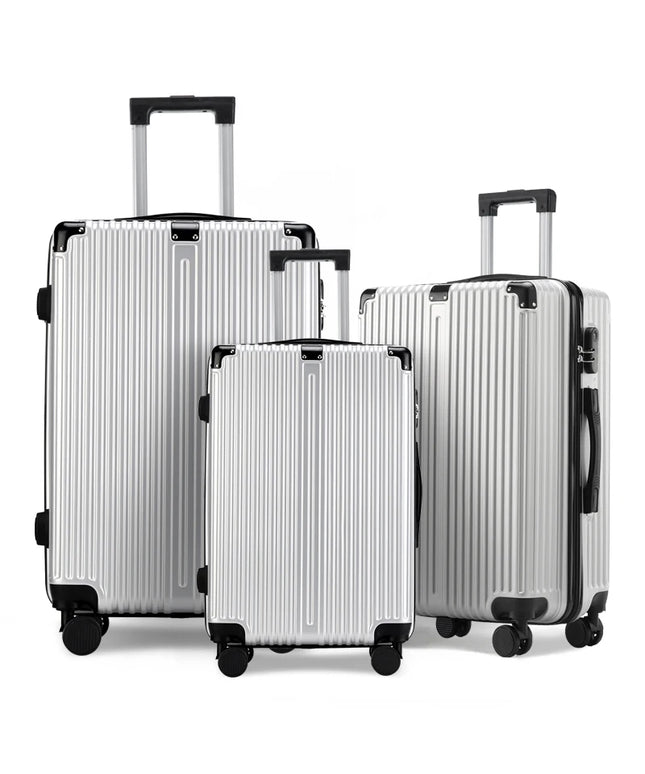 3Pcs  Spacious ,Durable and light weight Luggage set 20/24/28 with Corner Protectors & 360 Spinner Wheels 
