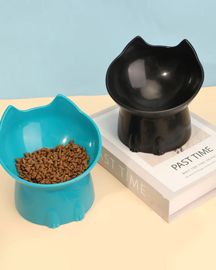 Whiskerware tilted and Elevated Cat Bowl 1pcs