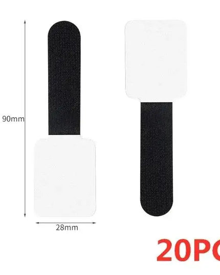 Cable Ties - 20pcs pack of reusable adhesive & adjustable cord holder ,Wire Organizer 