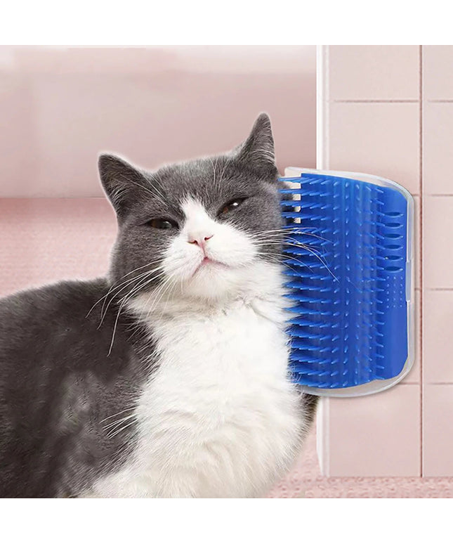 mounting Cat self grooming brush 