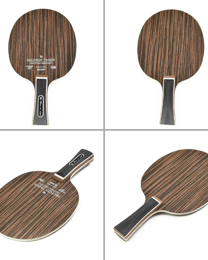 Premium / table tennis long handle Pingpong Racket Bottom Plate 5-Ply 6.2Mm 