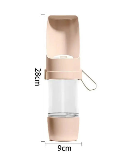 petsfeeder - Portable Dog /Cat Water Bottle & food container and feeder 