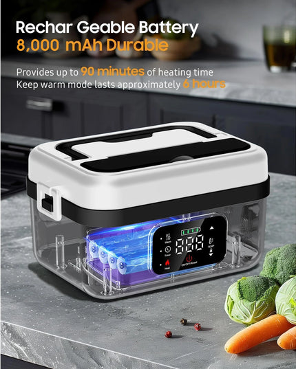 HotFood-Heating lunchbox with LCD display 
