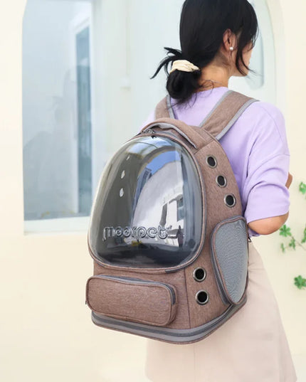 Petview - Transparent outdoor Pet Carrier Backpack 