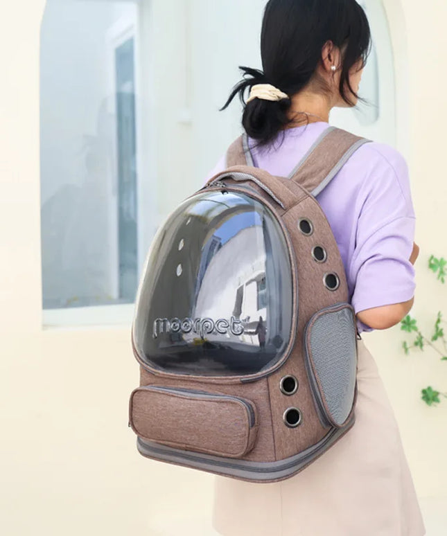 Petview - Transparent outdoor Pet Carrier Backpack 