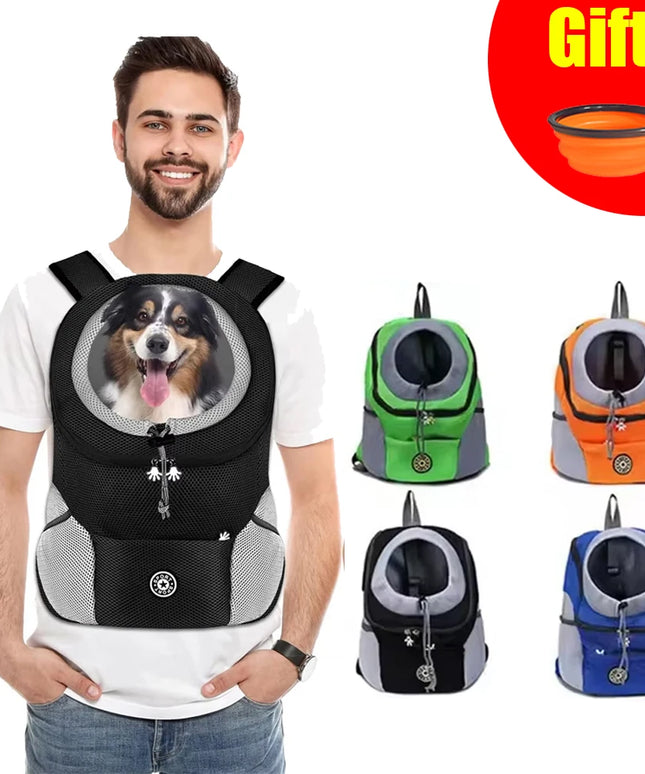 Open Pet shoulder bagpack