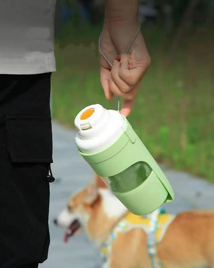 petsfeeder - Portable Dog /Cat Water Bottle & food container and feeder 