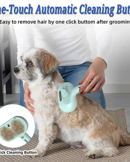 PetSteam- Grooming steam brush for cats/dogs 