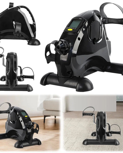 Mini bicycle Exercise Bike for Arm and Leg Training Pedal Machine with LCD Display for Seniors