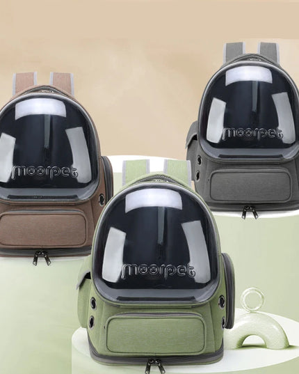 Petview - Transparent outdoor Pet Carrier Backpack 