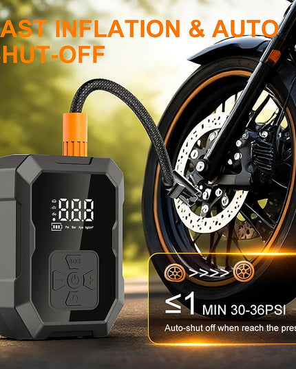 smartpump- Rechargeable multi use Inflator pump & powerbank with lights