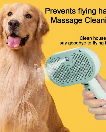 PetSteam- Grooming steam brush for cats/dogs 