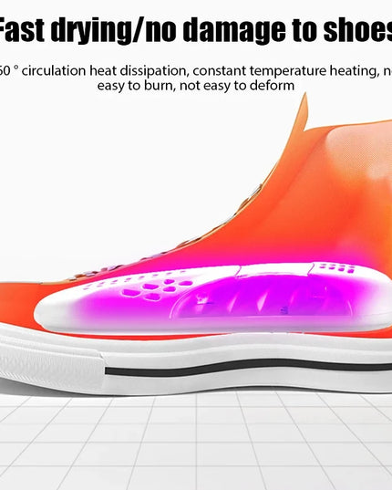Electric Shoes Dryer & Deodorizer with Heat Dehumidifier Eliminate Odor with UV -EU plug