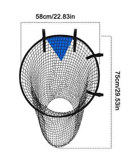 Football / soccer net target practice