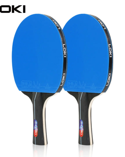 LOKI Long Handletable Ping Pong racket blue rubber