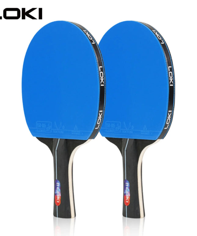 LOKI Long Handletable Ping Pong racket blue rubber