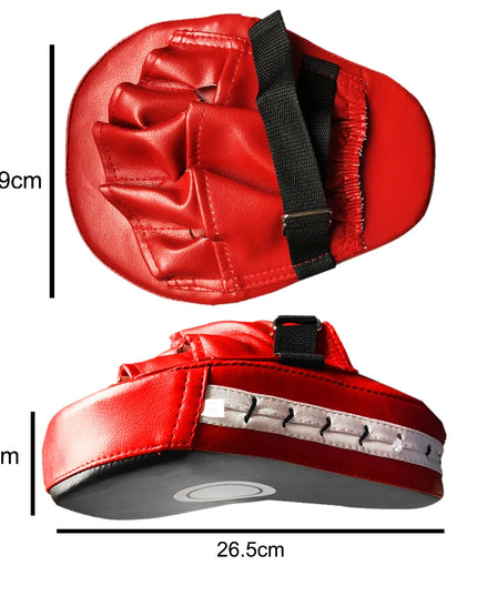 Kickboxing / Boxing / mauy thai Curved training gloves Pad -2pcs + 2 free boxing wrap!