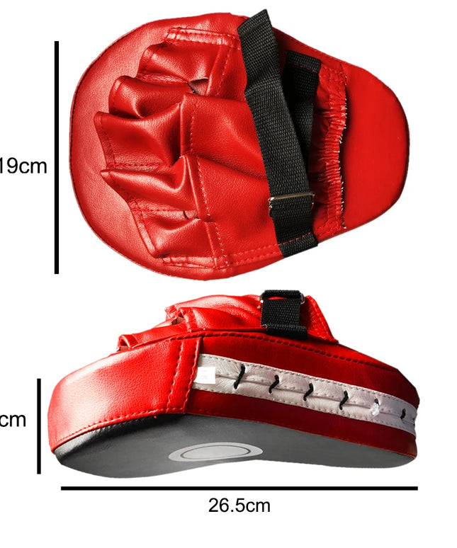 Kickboxing / Boxing / mauy thai Curved training gloves Pad -2pcs + 2 free boxing wrap!