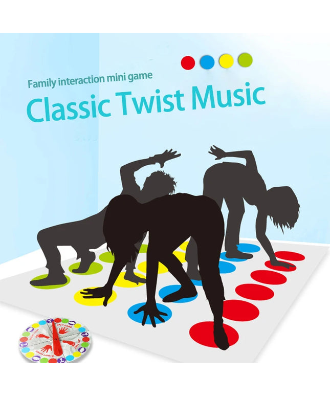 Twist Game Funny Kid Family Body Twist Move Mat Board Game Party Fun Board Games Party Game Family Game