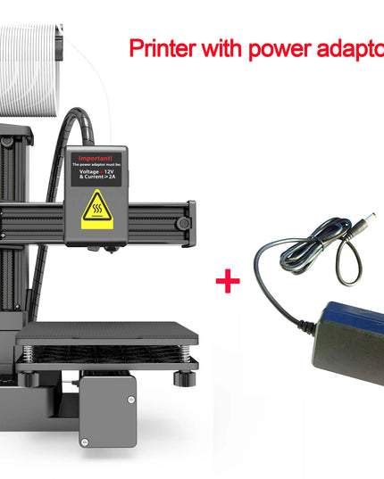 3D Printer Compatible with PLA TPU 1.75Mm Filament Include Power Adaptor-us plug