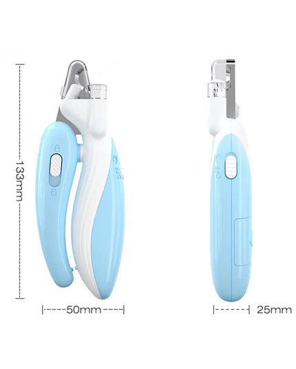PetClippers - Professional battery powered Pet Nail Clippers with Led Light 
