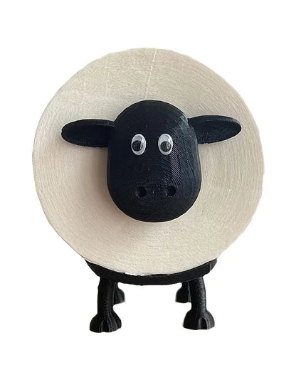 3pcs set of Funny Sheep Toilet Paper Holder roll stand 3 , cool bathroom art 