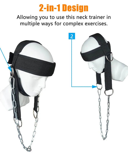 Gym Head Harness Exerciser Strap