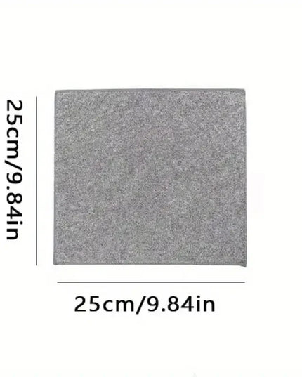 10 Pcs Kitchen Towel, Ultra-Fine Fiber Light Gray Cleaning Cloth Set, Absorbent, Soft and Stain-Removing Cloth