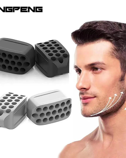 Silicone Jaw Exerciser and Facial Toner - 2pcs